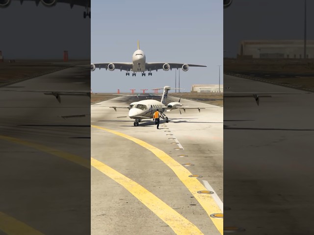 A380 Landing Gone Wrong – Plane on Runway