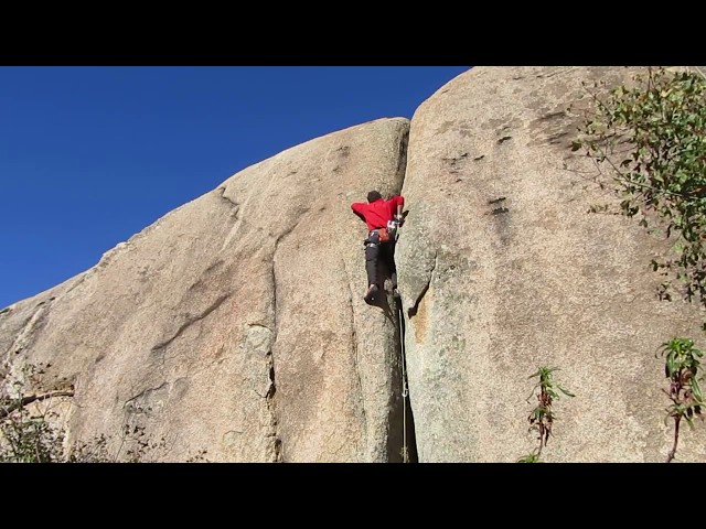 Vía LSD La Pedriza - OFFWIDTH CLIMBING
