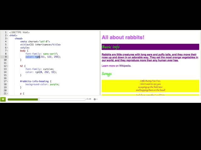 CSS inheritance | Intro to HTML/CSS: Making webpages | Computer Programming | Khan Academy