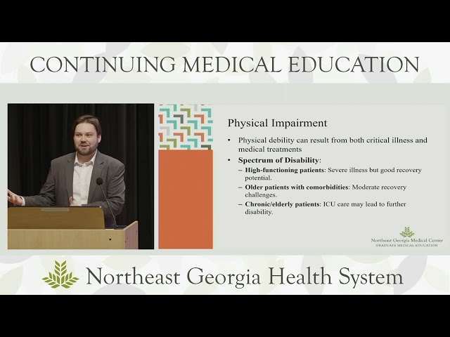 Life After the ICU:  Post-Intensive Care Syndrome (PICS) - Dr. Andrew Strike -  IM Grand Rounds
