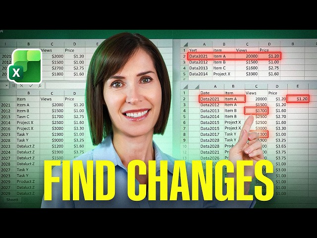 Compare Two Excel Sheets and Catch Every Single Difference