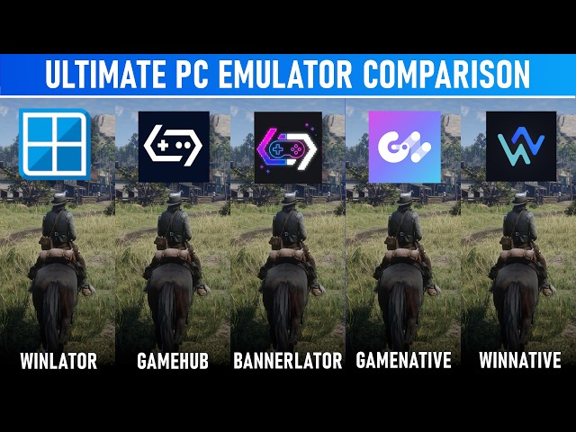 PC EMULATOR COMPARISON Winlator vs GameHub vs Bannerlator vs GameNative vs WinNative