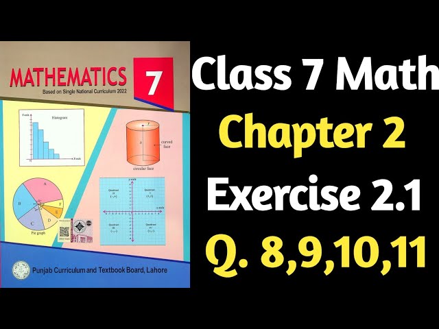 Class 7 Math Chapter 2 Exercise 2.1 Question 8,9,10,11 | Class 7 Math Unit 2 Exercise 2.1