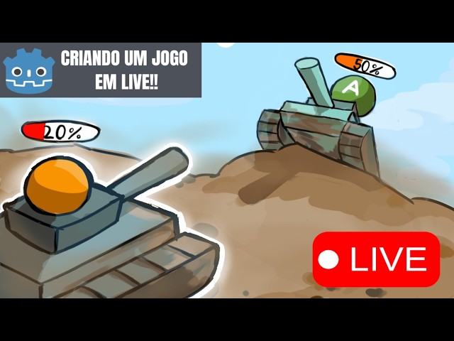 Criando um jogo estilo Worms com integração do chat da live - Parte #18 (ao vivo!)