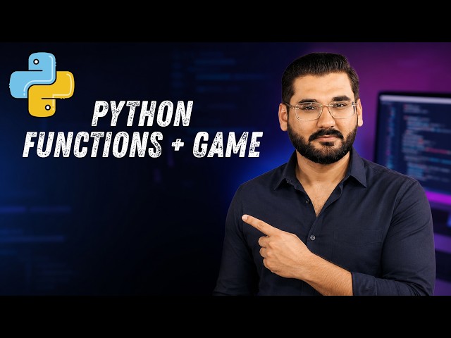 Python Functions + Number Guessing Game | Class 9 (Urdu/Hindi)