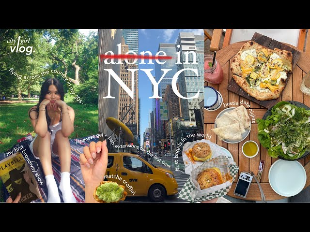 my life in NEW YORK CITY 🏙️🚲 | what i eat, birthday in the city + finding the BEST MATCHA