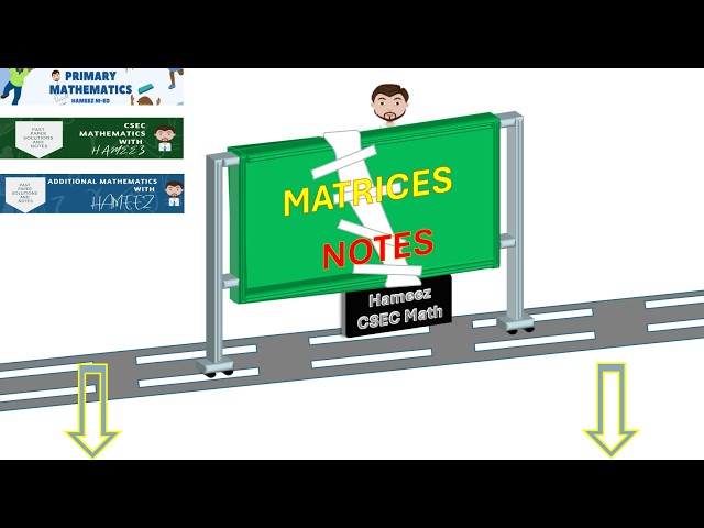 Matrices Part 1: Introduction and Operations