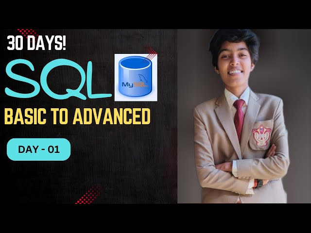 SQL Tutorial for Beginners | DAY(01/30) | Full SQL Tutorial |Complete SQL Course #apnacollge#coding
