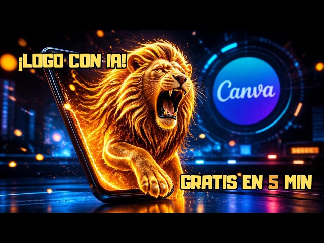 Cómo Crear el LOGOTIPO de tu Negocio con IA Gratis (En 5 Minutos) 🎨 #canva #fyp #foryou #logodesign