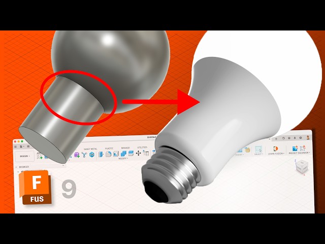 How to transition between shapes | Day 9 of Learn Autodesk Fusion in 30 Days (2026 EDITION)