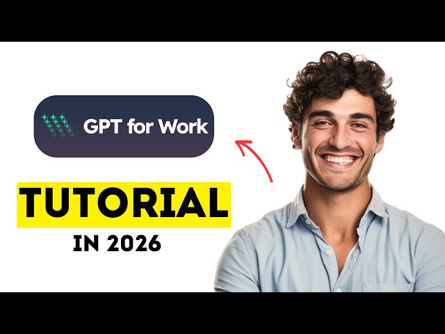 How to Use GPT for Work in Excel & Google Sheets in 2026 (Easy Tutorial)