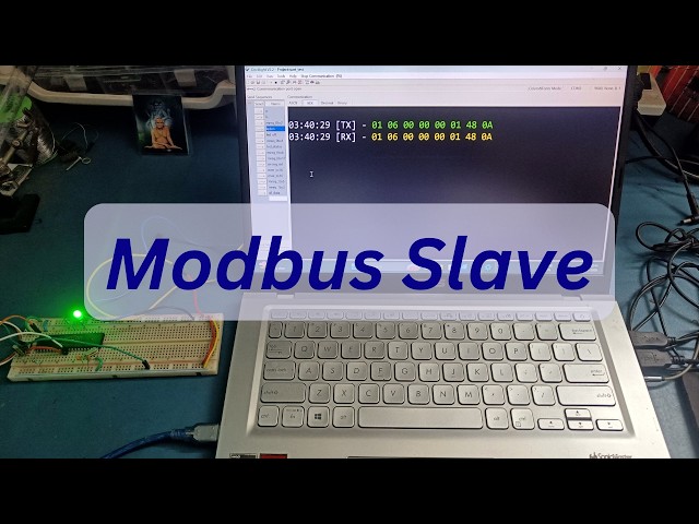 Modbus slave using 8051 microcontroller ( W78E052D )