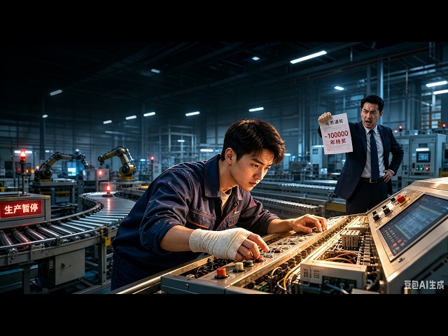 Fixed the Line All Night, 2 Minutes Late, Boss Deducted 100k Bonus, Factory Halted Within 7 Days.