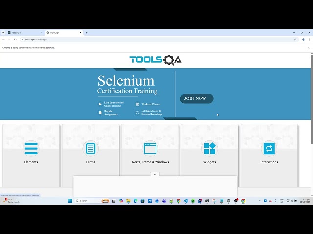 Java Selenium Framework 04e – Progress Bar Dynamic Range Stop + Completion Label Validation (TestNG)