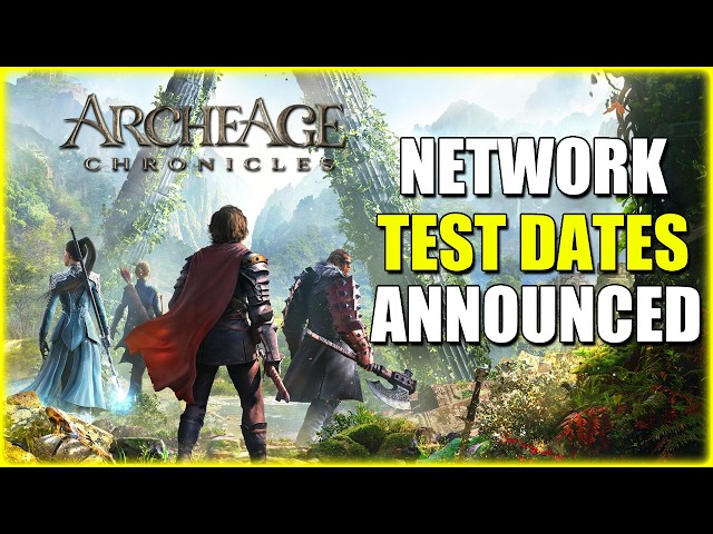 NEW MMO ARCHEAGE CHRONICLES TEST DATES ANNOUNCED | Open World, PVP, Gliders & More