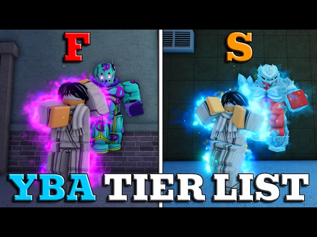 Your Bizarre Adventure Stands Tier List v1.8 [YBA]