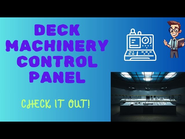 Deck Machinery Control Panel