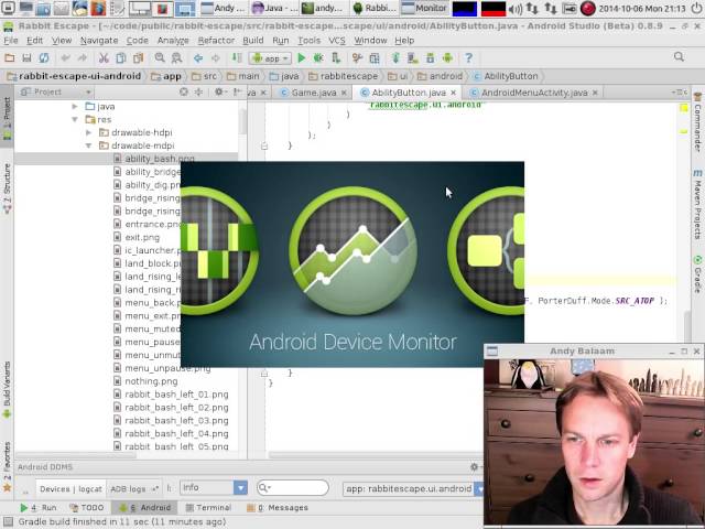 Android development - Rabbit Escape really working on Android