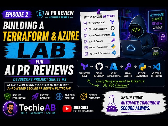 Building a Terraform & Azure Lab for AI PR Reviews | DevSecOps Project Series #2