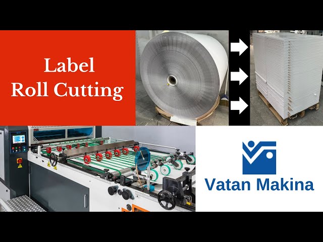 Label Roll Sheeter Machine