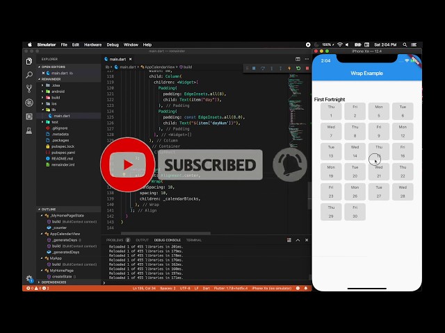 Flutter Wrap Widget Tutorial - CodeWithSrini