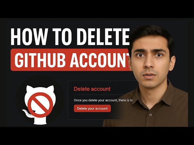 How to Delete Github Account (Permanently) | Close, Deactivate & Remove Profile Fast 🔥