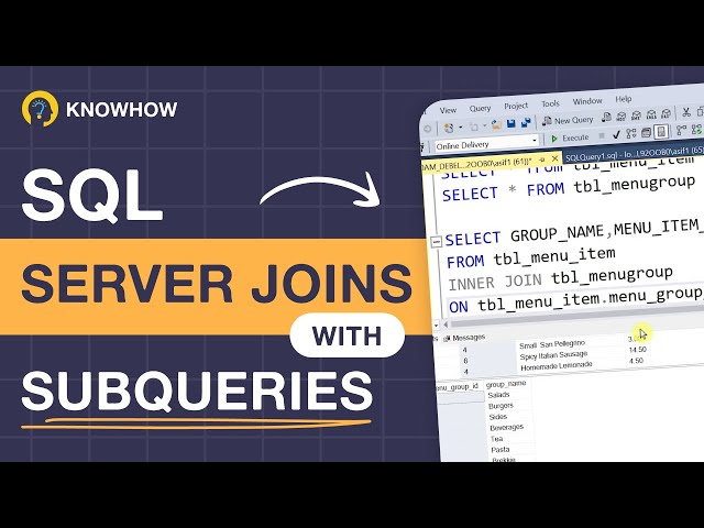 SQL Joins with Subqueries: Easy Retrieval