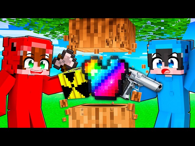 Minecraft, But EVERY BLOCK Drops OP GUNS!