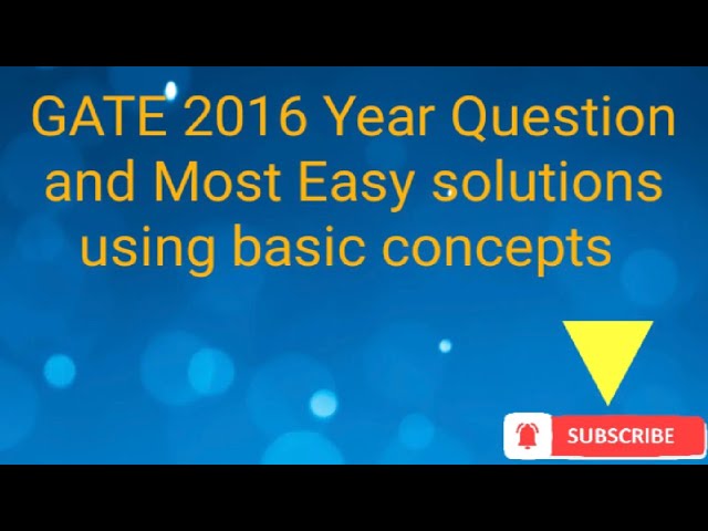 GATE 2016 EC solution Stability of Closed loop system from Nyquist criterion