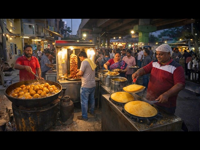 World’s Craziest Hyderabad Street Food | Mega Collection