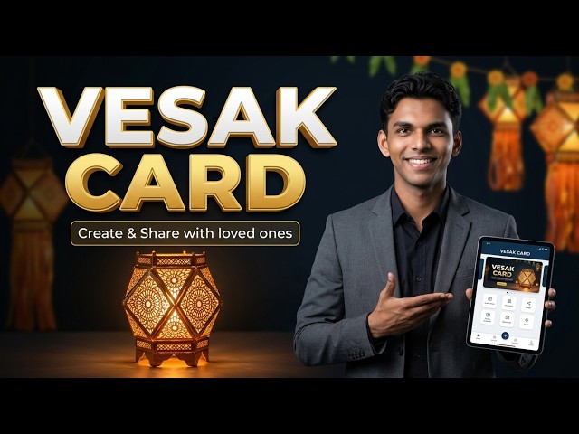 How to Create a Vesak Card Generator Website 🪔