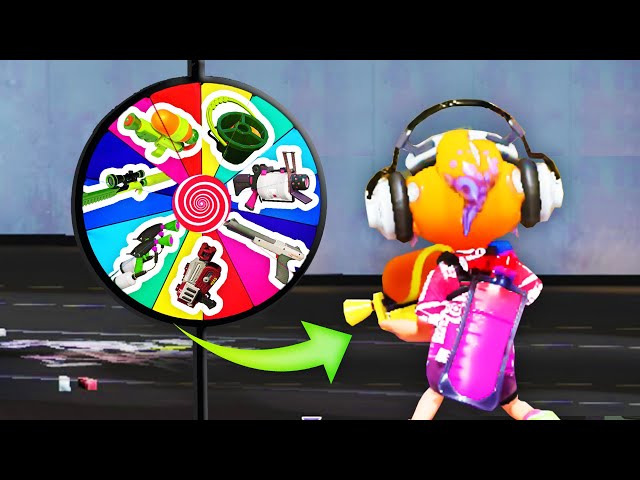 Splatoon 3, aber das GLÜCKSRAD bestimmt meine Waffe