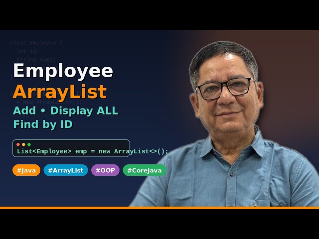 How to Store and Fetch Objects in Java (Employee List & ID Search Tutorial) 🔥