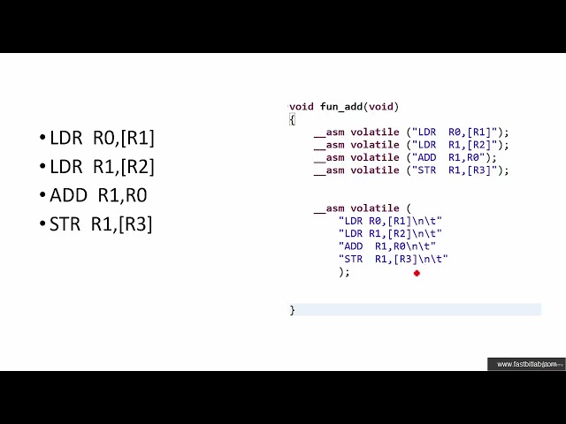 1  ARM GCC inline assembly coding part 1