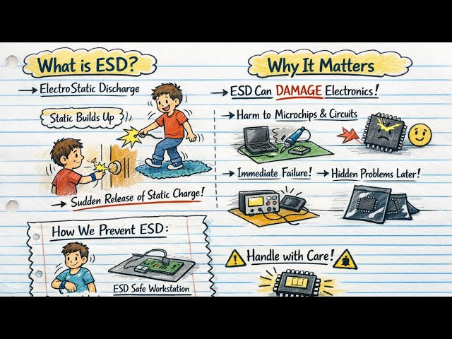 ⚡ESD (Electrostatic Discharge) - ⚡ What is ESD and Why It Matters? ⚡