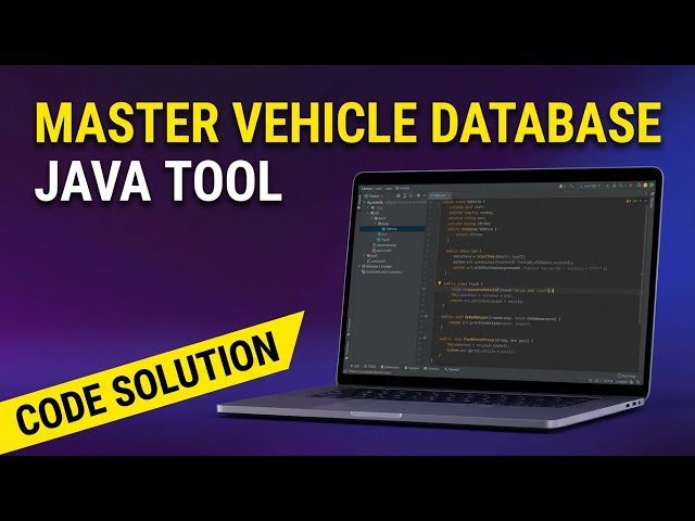 Java Program to Manage Vehicle Information
