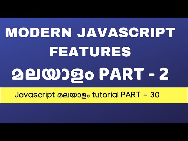 Es6 malayalam tutorial part2 spead operator , javascript classes