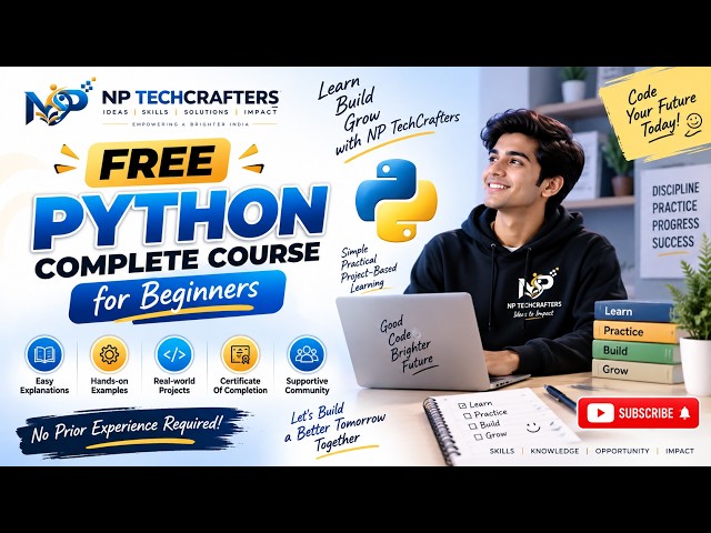 Part-6 || Python Programming for Beginners || NP TechCrafters