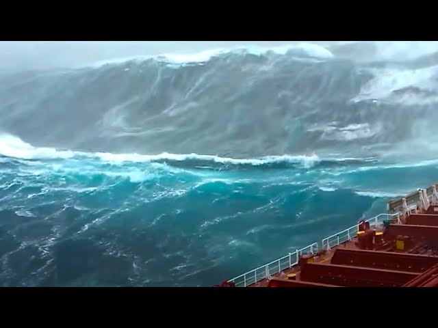 Las Olas Más Grandes Captadas En Cámara
