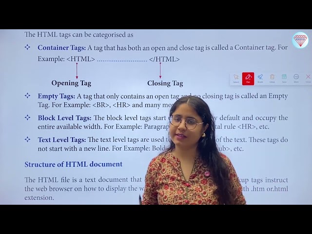 Chapter 7 Introducing HTML | Computer Class 6 | Smart Lecture | Kohinoor Study Well