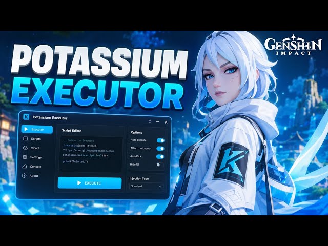Potassium Executor 2026 - Roblox Script Executor - Free Download PC