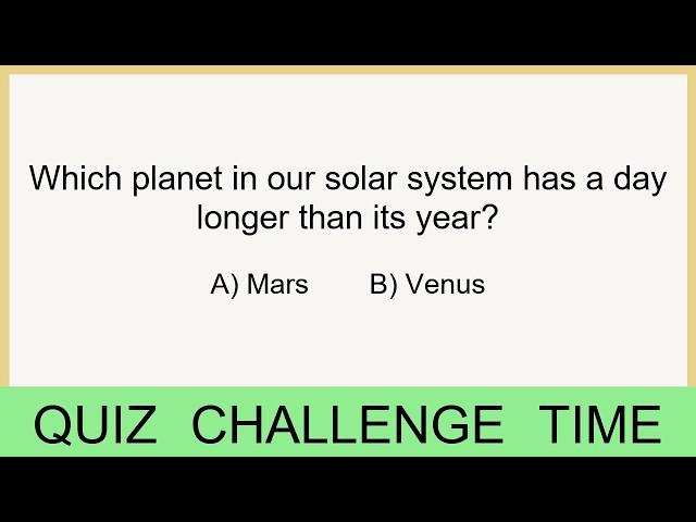 Test Your Science Knowledge – 25 Questions