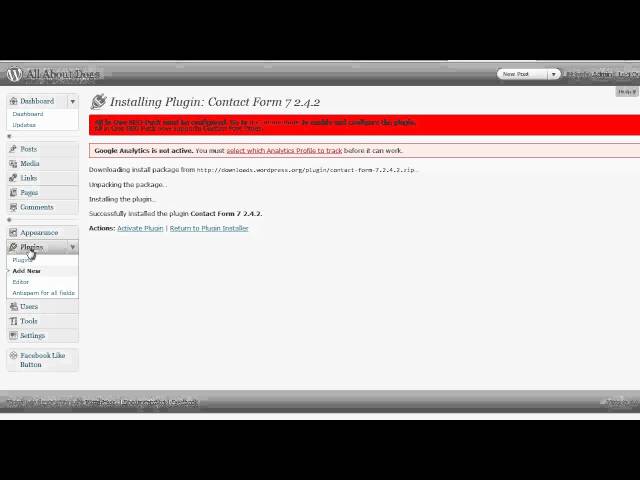 Learn Wordpress Tutorials - How To Install Wordpress Plugins