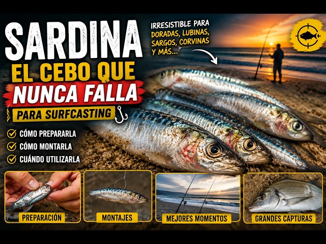 SARDINE for SURFCASTING 🎣 How to Prepare, Rig, and When to Use It