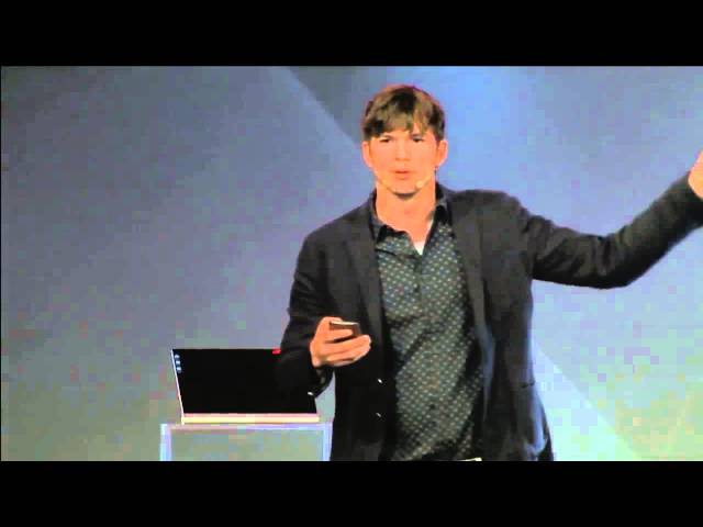 Ashton Kutcher Conference at #TECHmyway Lenovo