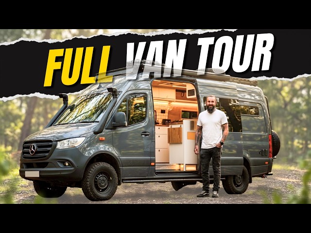 Unique 4x4 Sprinter Van Build - Full Van Tour