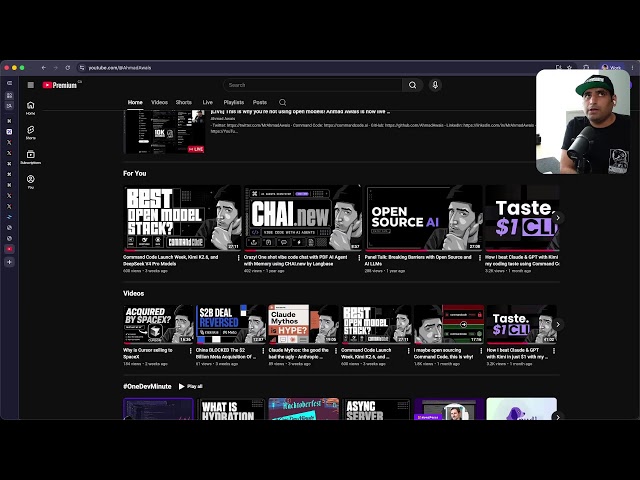 [LIVE] This is why you’re not using open models! Ahmad Awais is now live …