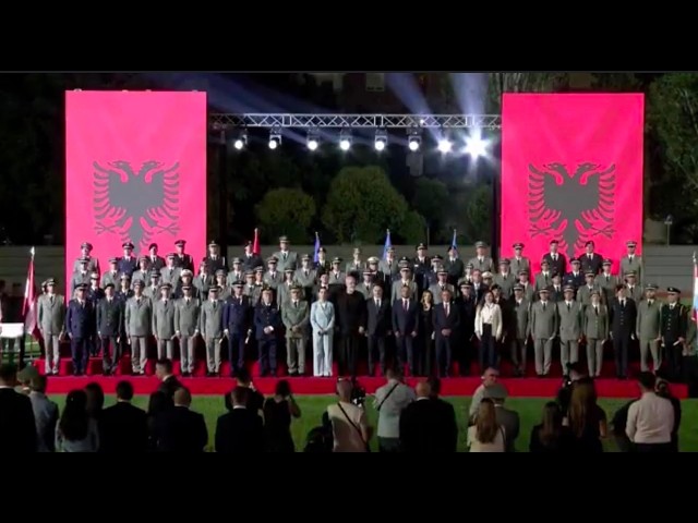 🎓🇦🇱 Ceremonia e diplomimit të Kursit të Përgatitjes së Oficerit në Akademinë e Forcave të Armatosura