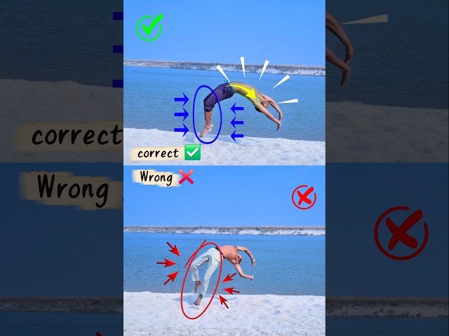 Backhandspring Tutorial → Do This, Not That #backhandsprings #tutorial #trending #shorts