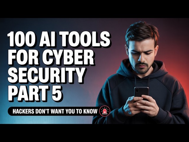 100 AI Tools for Cyber Security & Ethical Hacking | 2026 Skills You MUST Learn | part 5